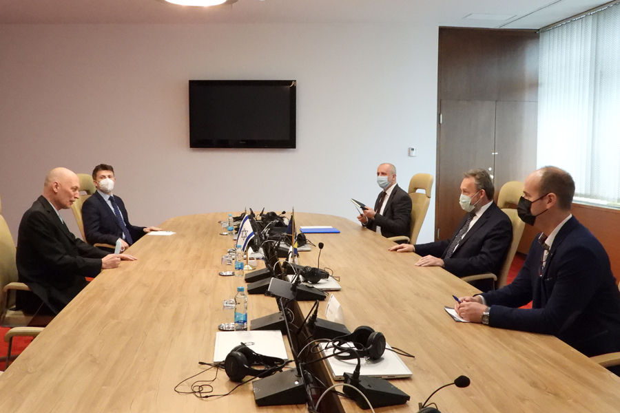 Predsjedavajući Doma naroda Bakir Izetbegović primio ambasadora Države Izrael 